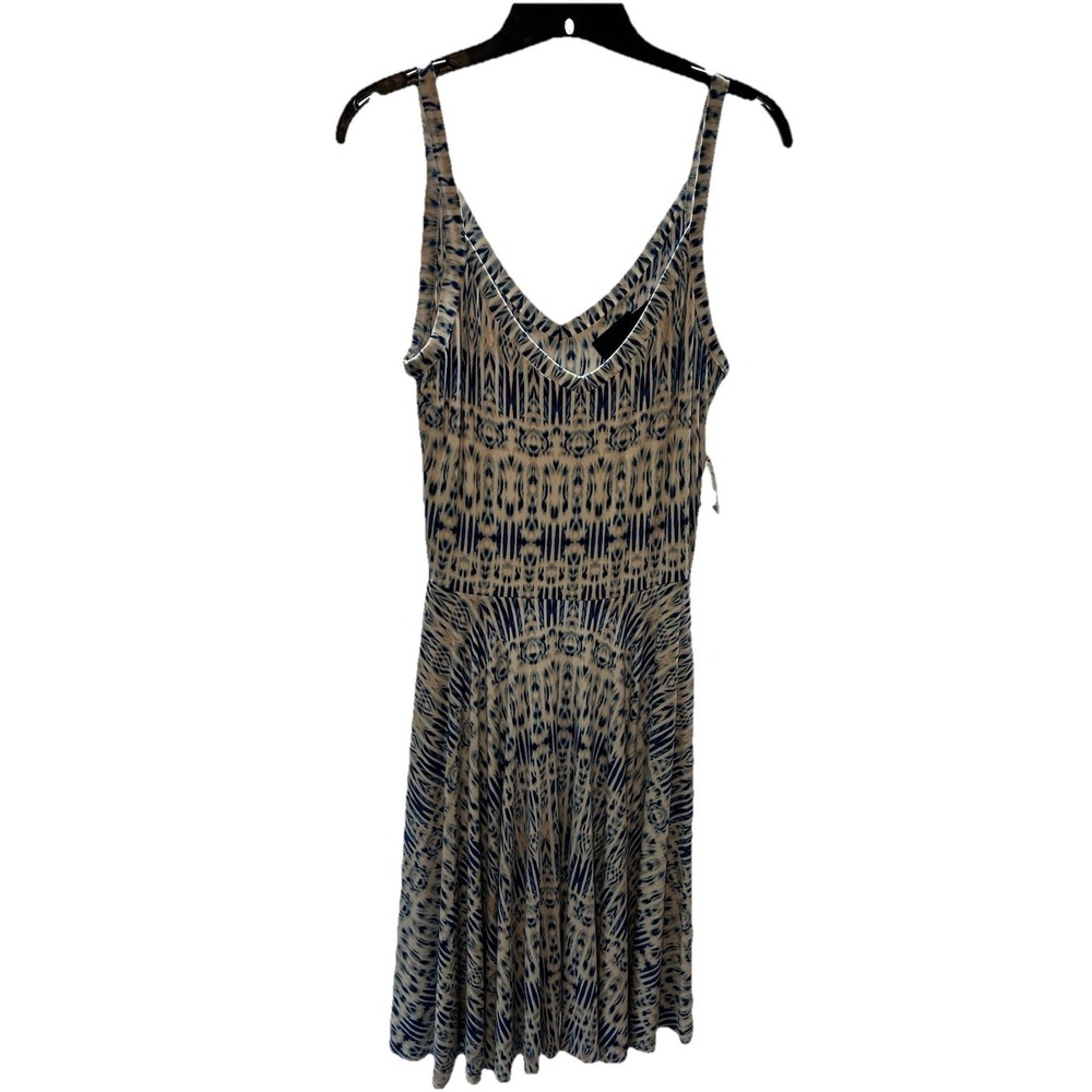 Cynthia Rowley Tank Dress Women Size S Geometric Blue White NEW